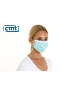 CMT pp non woven mondmasker 3-laags, Groen, 50st/dispenser